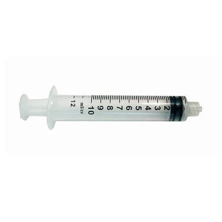 Exel BN26265 Syringe, Luer Lock, 10-12cc, Non-Sterile, Bulk (Each)