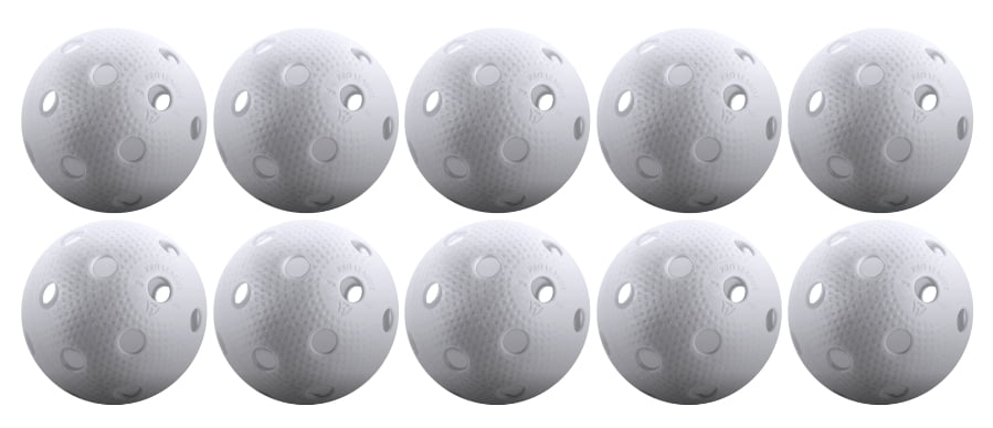 Exel Precision SL Floorball/Pickleball White 10 pack