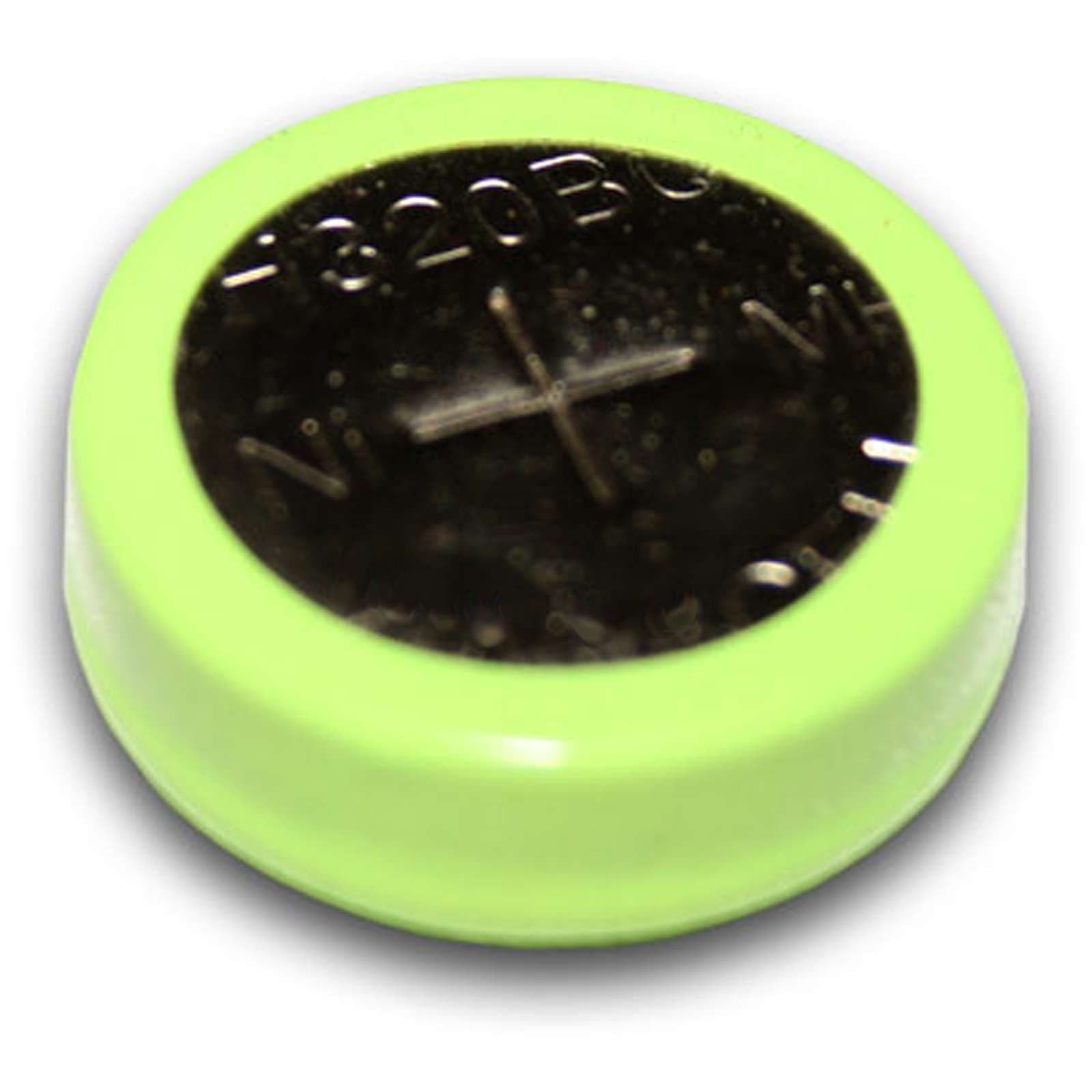 Exell 1.2V 320mAh NiMH Coin Button Rechargeable Battery Flat Top Cell