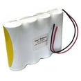 thumbnail image 1 of Exell 4.8V 7000mAH NiCD Battery Pack with 8" 18AWG Bare Wire, 1 of 4