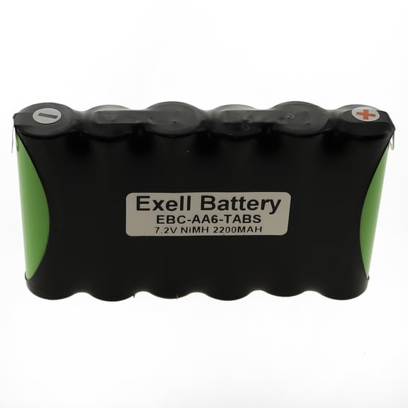 Exell 7.2V Custom NiMH 2200mAh Battery Pack with Tabs