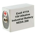 thumbnail image 1 of Exell Battery 411A Compatible with Battery for Eveready 10F20 B121 BLR121, 1 of 4