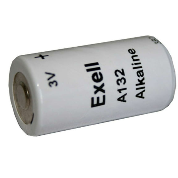 Exell Battery A132 Compatible with ANSI / NEDA 1200A, IEC 2LR50, Eveready E132N