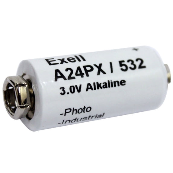 Exell Battery Alkaline Battery A24PX Compatible with V24PX RPX24 532 PX24 EPX24