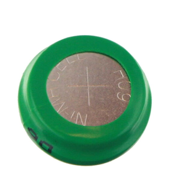 Exell Button  80mAh Rechargable 1.2V NiMH Flat Top Battery