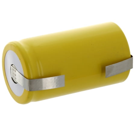 Exell D Size 1.2V 4000mAh NiCD Rechargeable Battery with Tabs