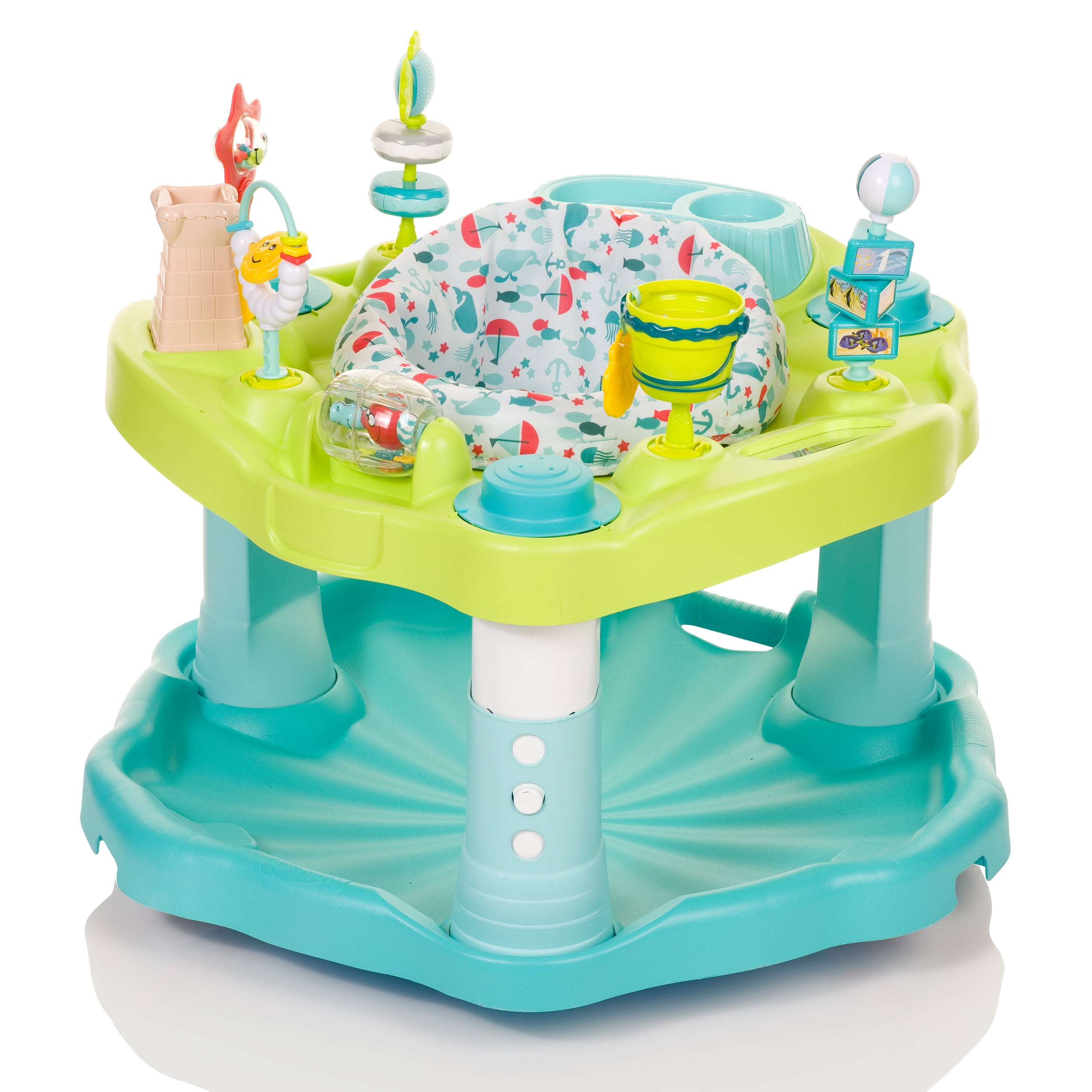 ExerSaucer Triple Fun Life In The Amazon Bouncing Activity Saucer Walmart