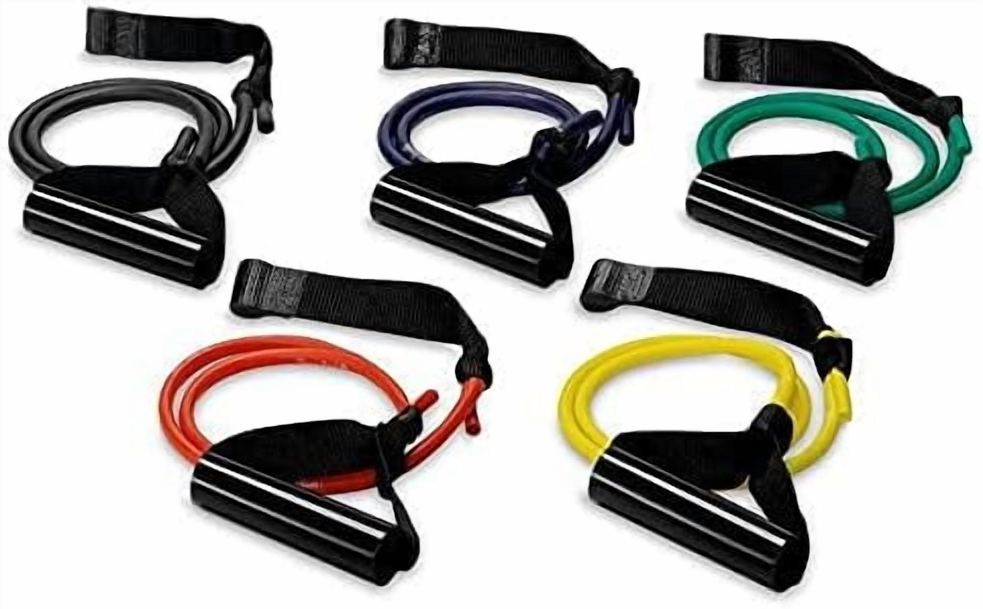 Exerband Bilateral Tubes Set - Resistance Tubing Exercise Equipment - Home Gym Workout Gear