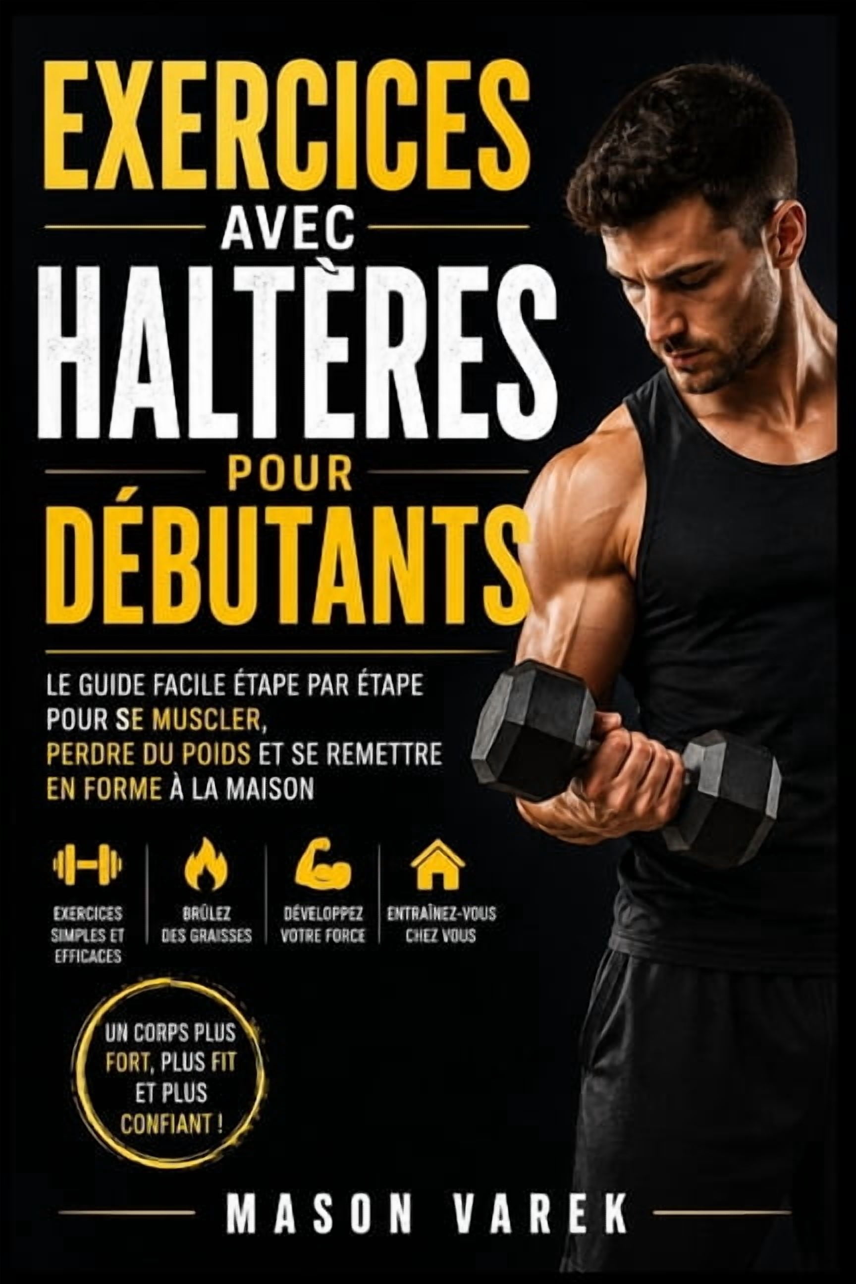 Exercices avec haltÃ¨res pour dÃ©butants: Le guide facile Ã©tape par Ã©tape pour se muscler, perdre du poids et se remettre , (Paperback)