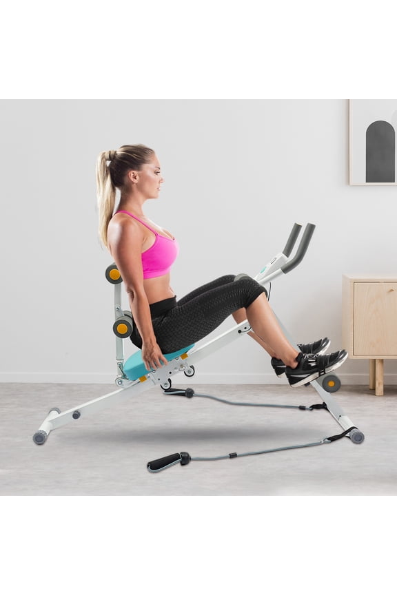 Ab Abdominal Exercise Machine Cruncher Trainer Fitness Body Shaper Gym Equipment