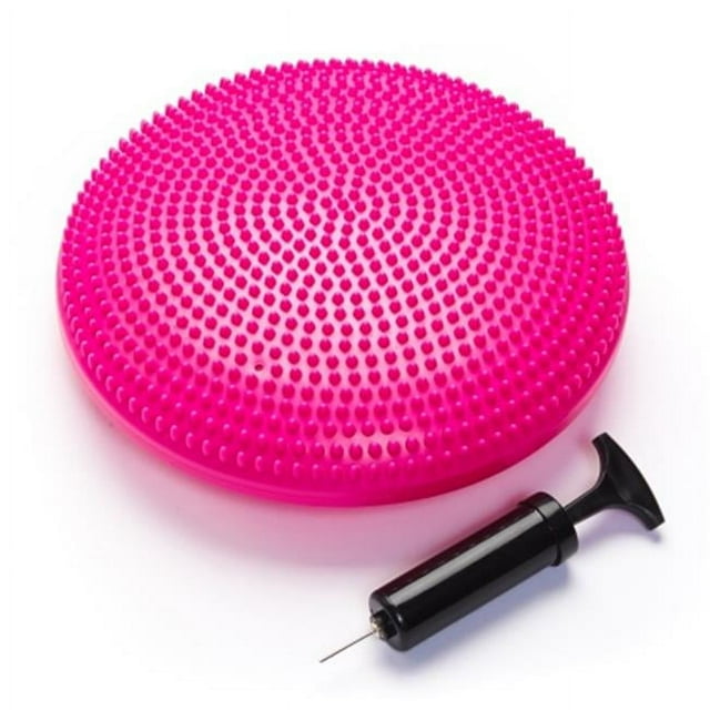 Exercise Balance Stability Disc with Hand Pump, Pink