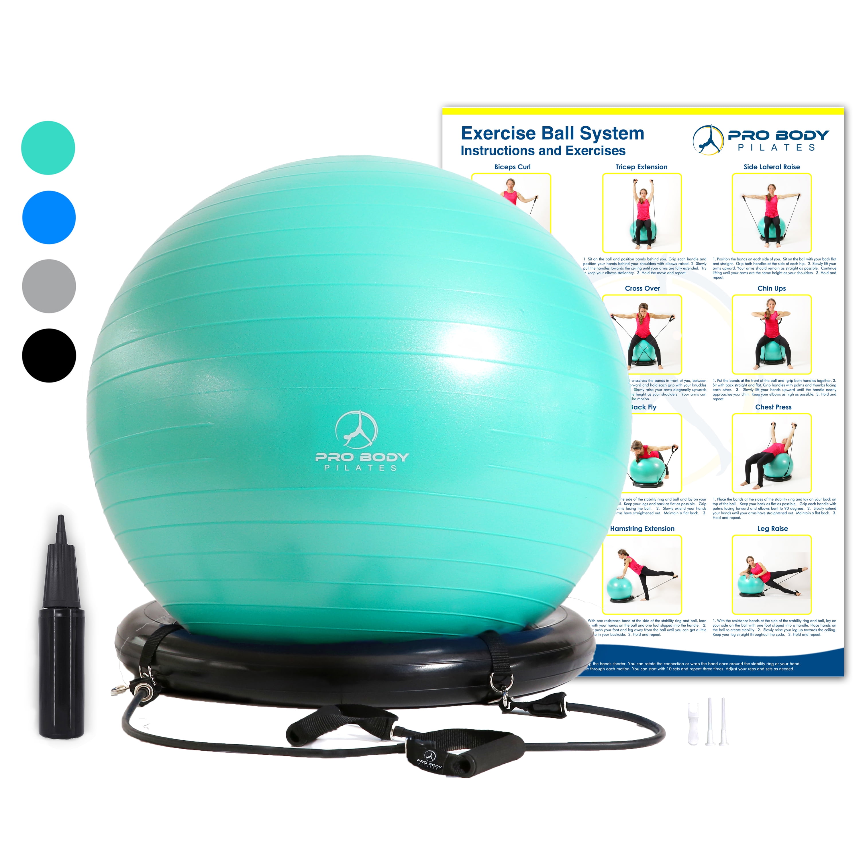  ProBody Pilates Yoga Ball Chair - Exercise Ball Chair