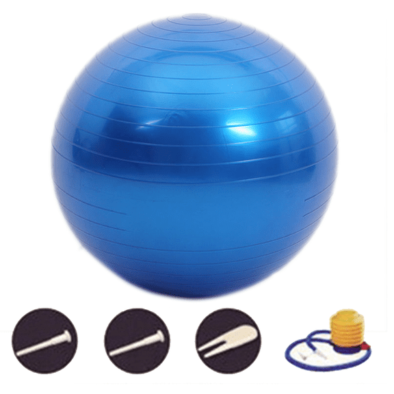 Exercise Ball for Physical Therapy, Swiss Ball Physio Ball for Rehab Exercises, Workout Fitness Ball for Core Strength, Yoga Ball for Balance & Flexibilityblue65cm