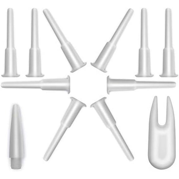 Exercise Ball Plug Replacement kit, Yoga Ball Fitness Exercise Ball Air Stopper Plug Pin Adapter Kit, Number of 1 Sets12 Pieces