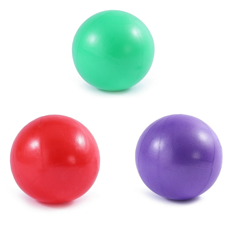 Exercise Ball Small Core Ball for Physical Therapy Stability Barre Bender Training Stretching Balance red green purple