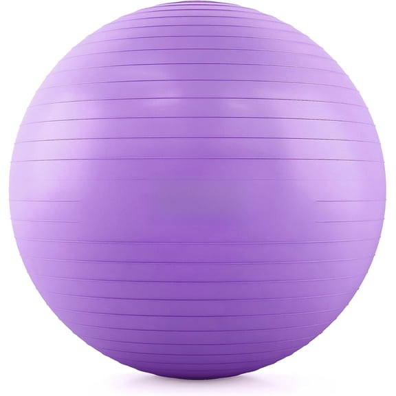 Exercise Ball, Stability Ball for Yoga, Pilates and Fitness, Gym Ball for  Gym and Office Chair, , Physical , Anti Burst, Pump Included, 55cm 65cm 75cm 85cm