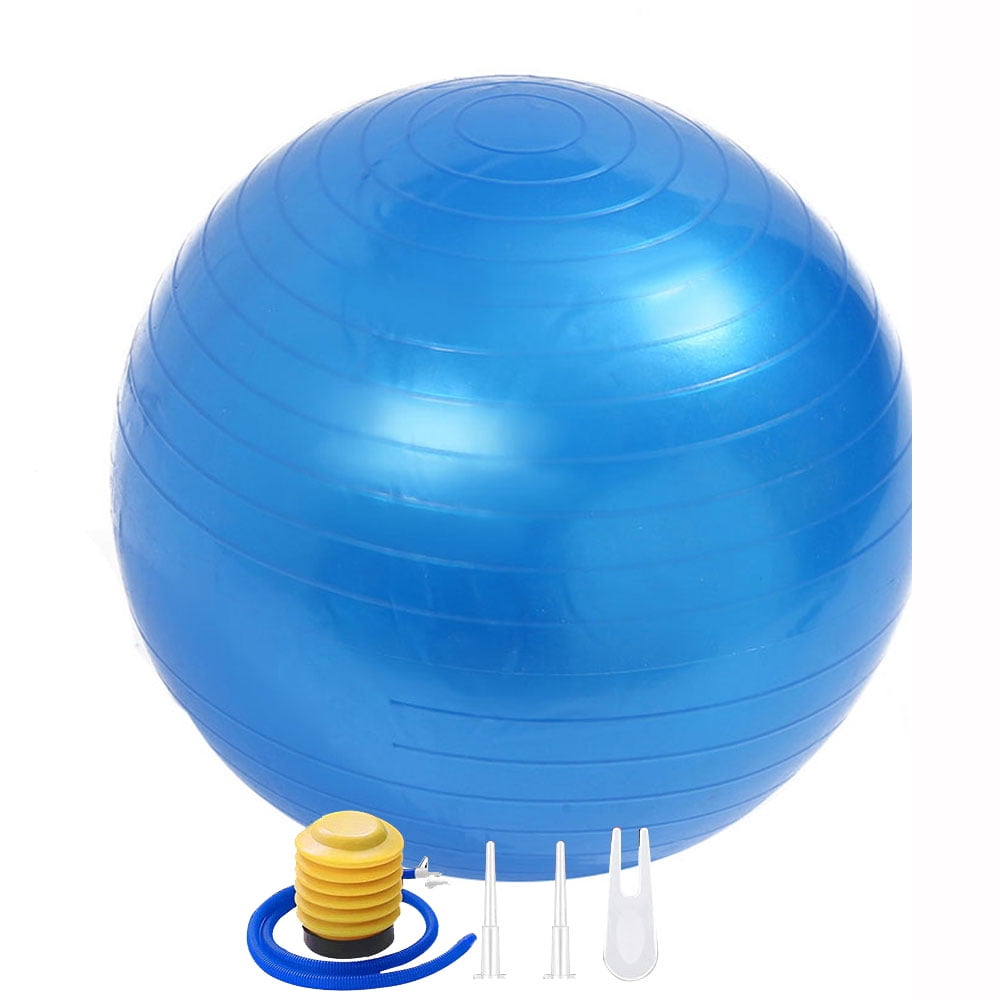 Exercise Ball for Balance Stability Fitness Workout Yoga Pilates at Home Office-blue&39.3inch/336cm