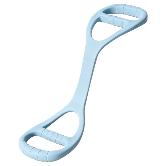 Exercise Band, 20 In Figure 8 Fitness Resistance Band, Arm Back Shoulder Training Elastic Ropes, Silicone Resistance Band for Chest Expander, Yoga Gym (Blue)