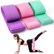 Exercise Bands, 3 Levels Resistance Bands for Legs & Butt, Non-Slip Workout Bands for Hip/Thigh/Glute, Elastic Exercise Bands for Women/Men, Fitness Loop Bands for Squats, Glute Bridge, Lunges