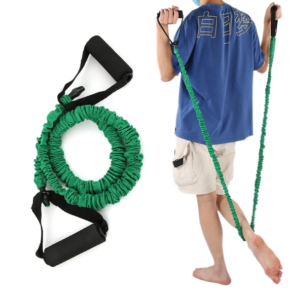 Exercise Bands Yoga Elastic Belt, Body Stretch Excerciser Elastic Pull Rope Resistance Bands Pull Rope, For Gym For Home Green10lb,red15lb,blue20lb,yellow25lb,black30lb