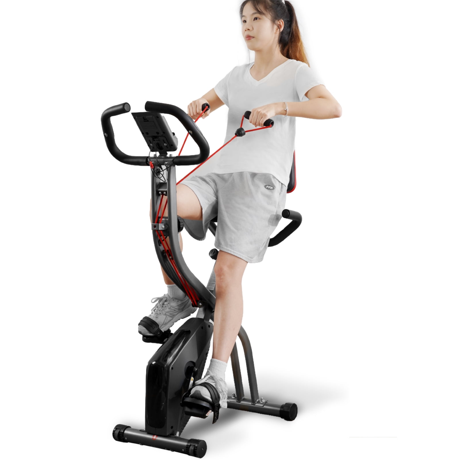 3 in 1 Folding Exercise Bike with Arm Resistance Nepal Ubuy