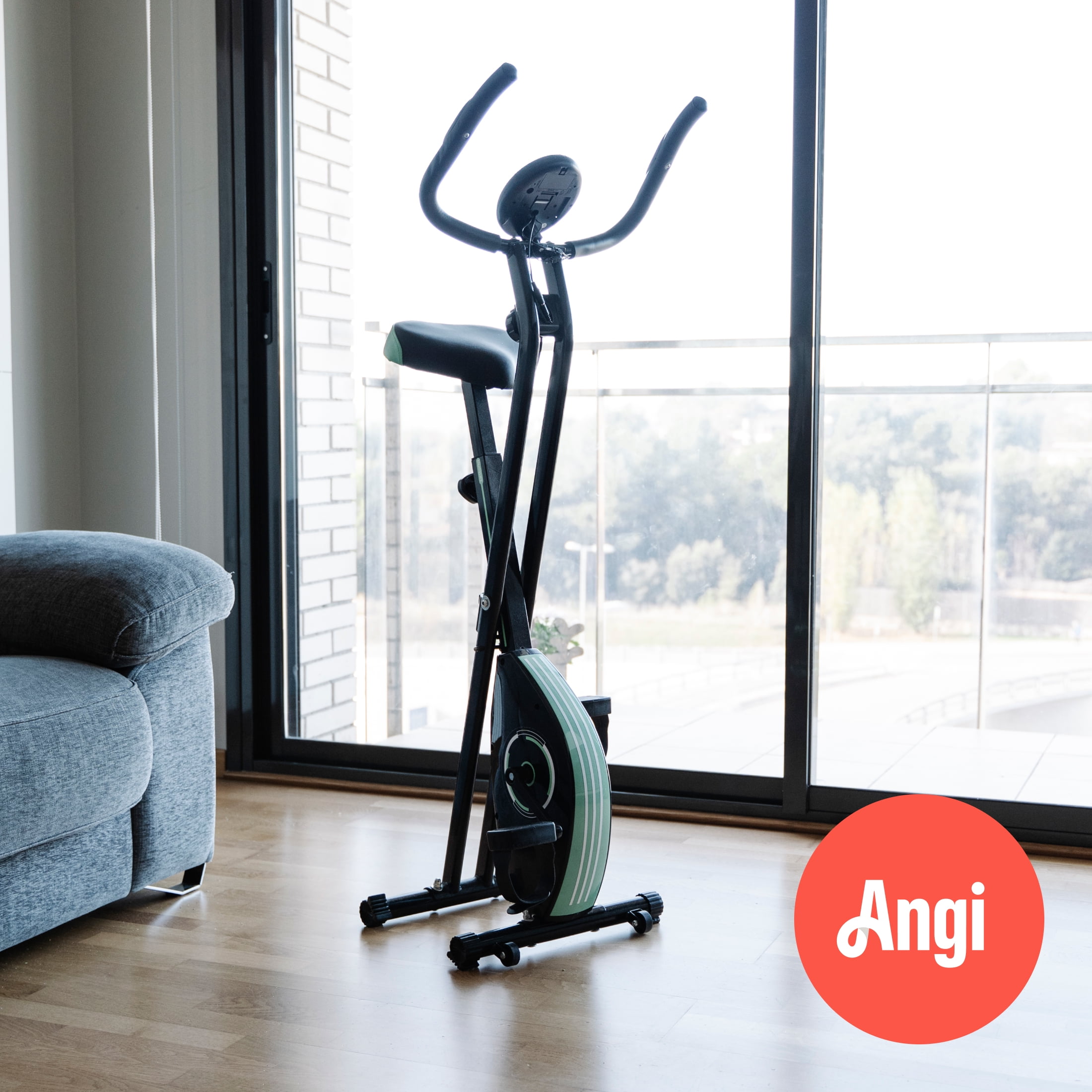 Exercise bike assembled deals