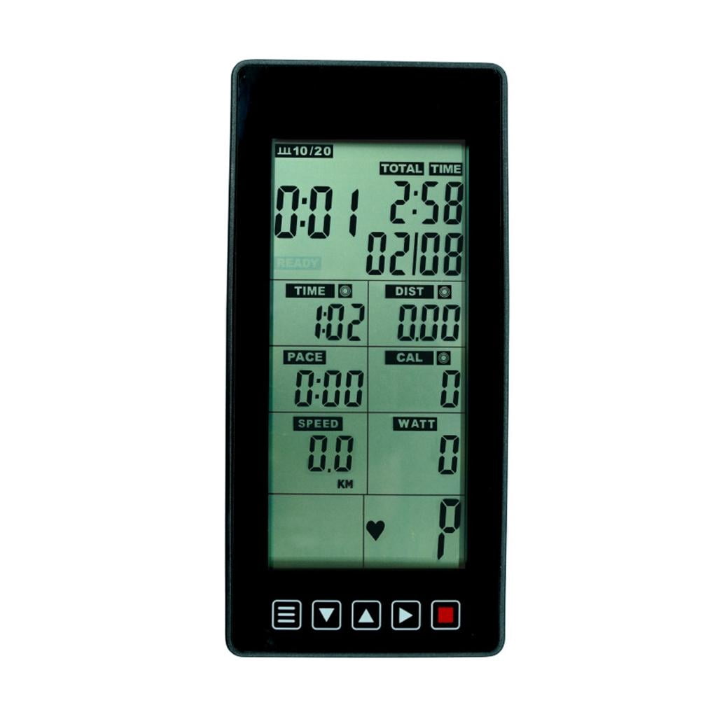 Exercise Bike Computer Heart Rate Counter Speed Distances Calorie ...