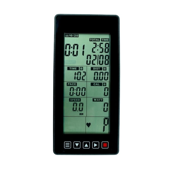 Exercise Bike Computer Heart Rate Counter Speed Distances Calorie Trackers