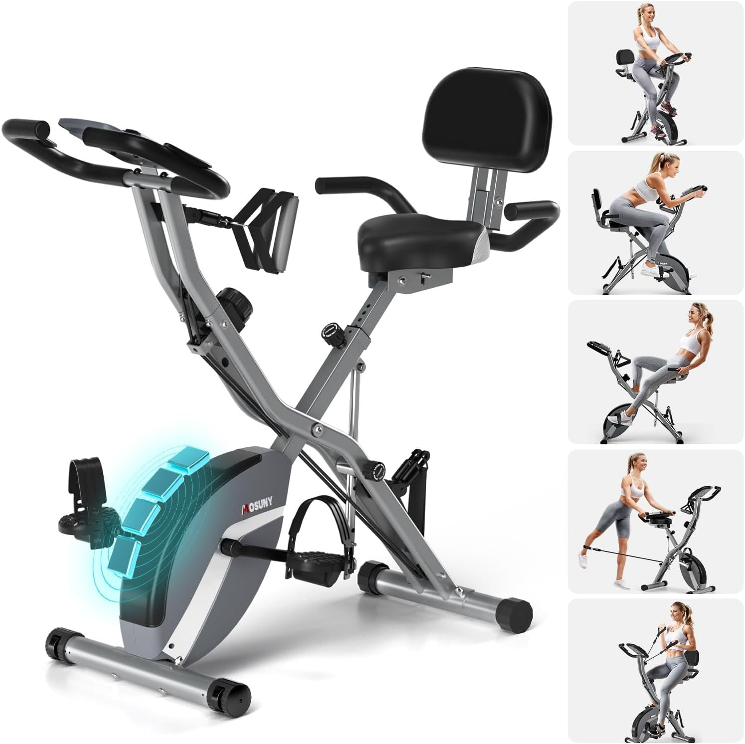 Magnetic Recumbent Exercise Bike For 350 Pound Person Smart