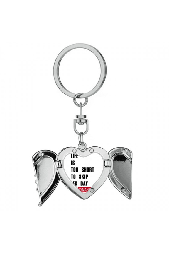 Exercise Body Limbs Maintenance Heart Angel Wing Key Chain Holder