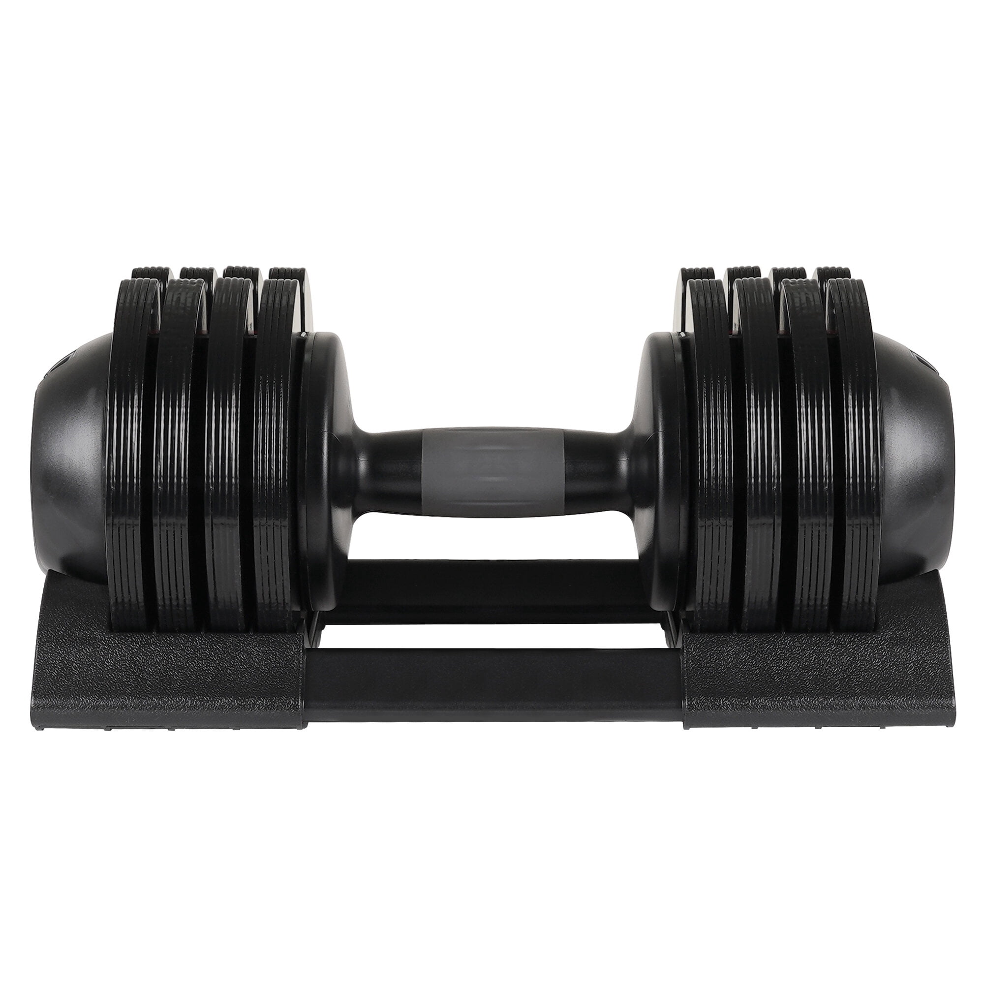 Exercise Equipment 52LBS Adjustable dumbbell steel and plastic(Rubber coated dumbbell),Home Gym Equipment