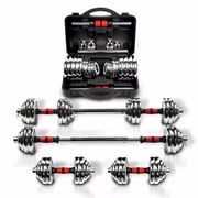 Exercise Equipment Adjustable Dumbbell Set Home Gym Cast Iron Barbell Sets with Carry Box 66lbs Office Bedroom Workout Dumbbells for Men and Women,Workout Equipment