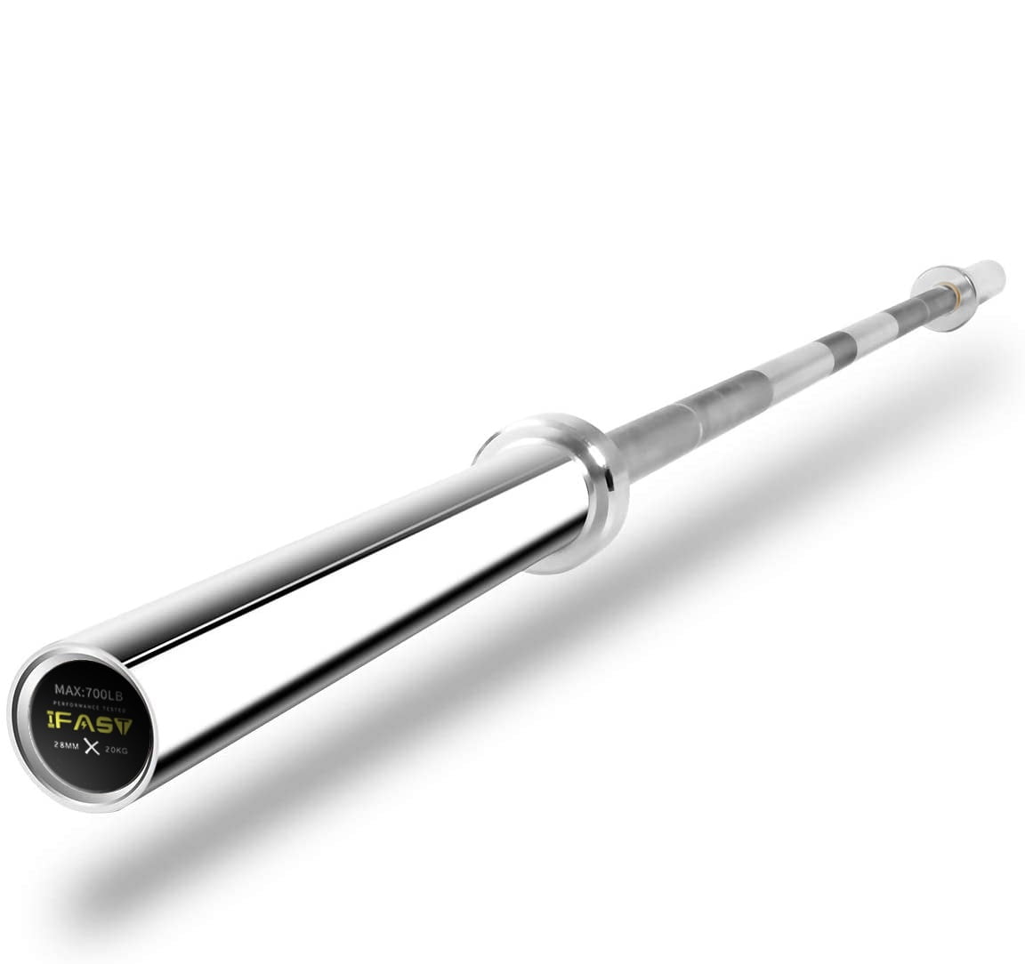Exercise Equipment Barbell Bar for 2" Olympic Plates, Home Gym Weightlifting Bar 4Ft Solid Weight Bar 5Ft Fitness Training Curl Barbell 7.2Ft,Workout Equipment