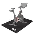 thumbnail image 1 of Exercise Equipment Fitness Floor Treadmill Stationary Indoor Bike Gym Mat 3'x6', 1 of 6