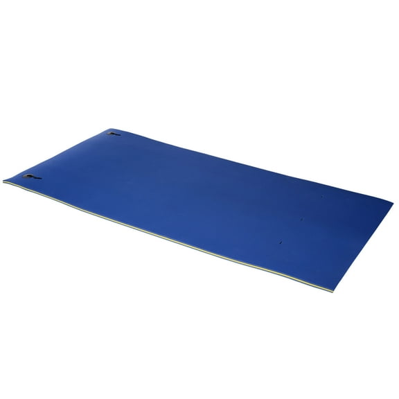 Exercise Equipment HOMCOM 10' x 5' Floating Mat, 3-Layer Swimming Pool Floating Water Mat Portable Foam Raft, Thick and Durable Water Activities Mat for Lake, Oceans, Blue,Home Gym Equipment