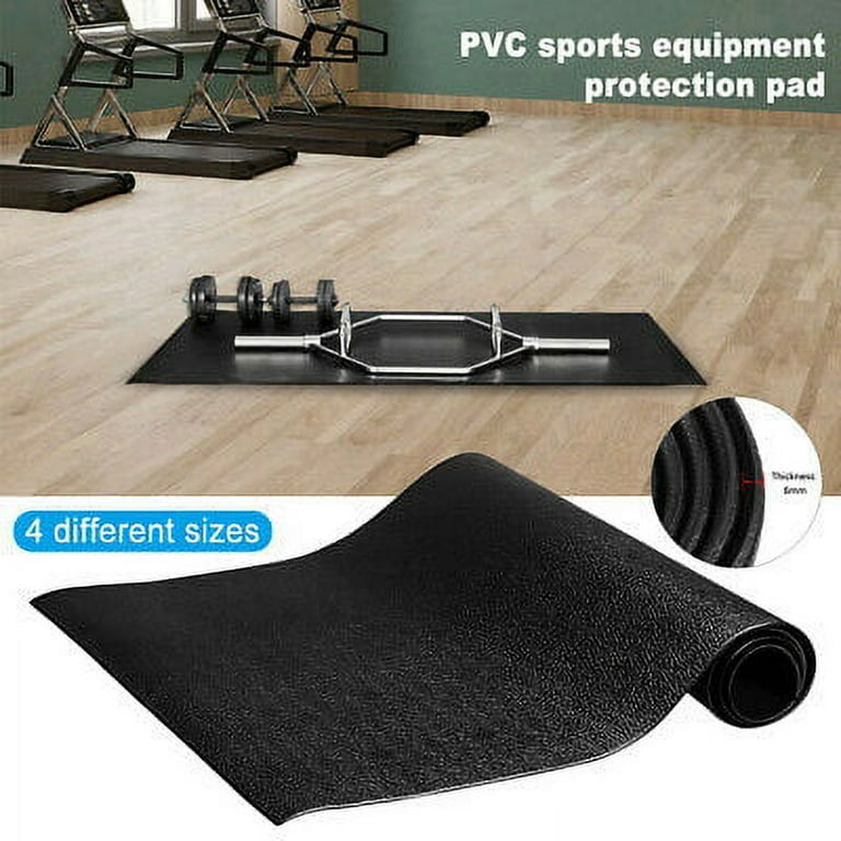 Mat under sales stationary bike