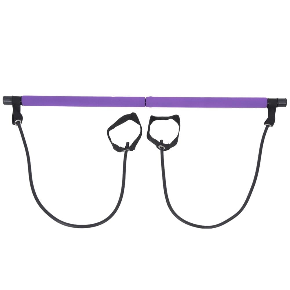 Exercise Equipment, Portable Pilates Bar Stick Yoga Resistance Band ...