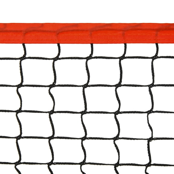 Exercise Equipment Soozier 10ft Portable Soccer Tennis/Pickleball/Badminton/Mini Tennis Net w/ Sideline for Training with Included Storage Bag, Red,Workout Equipment