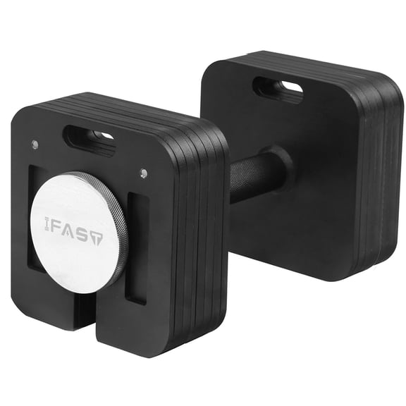 9-in-1 Adjustable Dumbbell Set 80LBS Free Weights for Home Gym, Space Saving Carbon Steel Square Dumbbell with Quick-Lock System