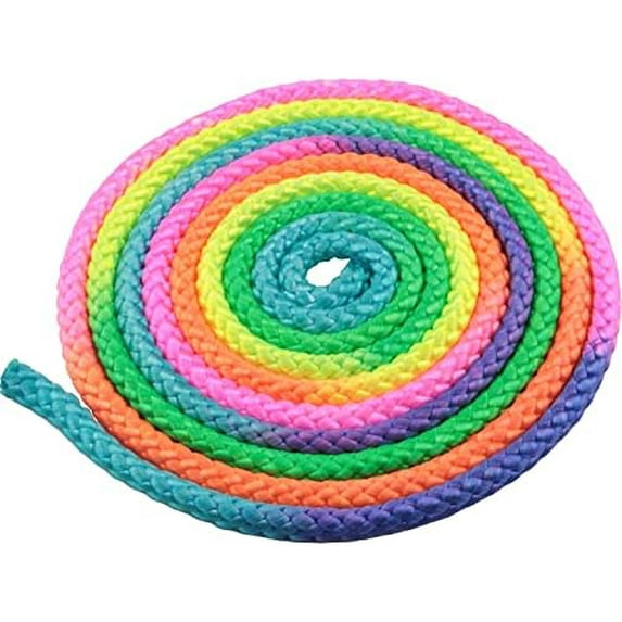 Exercise & Fitness Aerobic Gymnastic Skipping Rope 3 Meters Rainbow ...