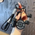 thumbnail image 1 of Accessories Keychain Set,XSAOP Sport Barbell Dumbbell Water Cup Gym Accessories Keychain Set, Black, 1 Count, 1 of 9