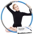 thumbnail image 1 of Exercise Hoops for Adults, Adjustable Fitness Weighted Hoop, Detachable Section Soft Fitness Hoop for Weight Loss, Fat Burning, Home Gym Core Workout, 1 of 7