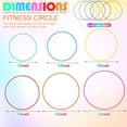 thumbnail image 1 of Exercise Hoops Plastic Toy for Kids Adults Bulk Hoops Kids School PE Sports Playground Playing Fitness Gymnastics Equipment Party Games, 1 of 5