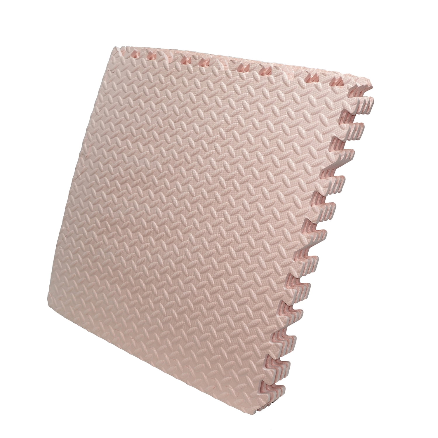 Exercise Mat EVA Foam Interlocking Tiles Gym Flooring Fitness Yoga Workout Pink