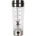 thumbnail image 1 of Exercise Mixing Cup Gym Shaker Bottle 500ml Electric Protein Shaker Bottle with Automatic Mixing Portable High Speed Mixer Blender for Gym Workout Durable Shatterproof Clear 500ML, 1 of 5