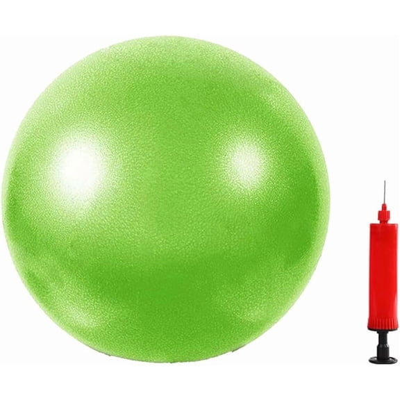 Exercise Pilates Mini Yoga Balls Barre Small for Stability Squishy Physical Improves with Pump(Green, 6 Inch)