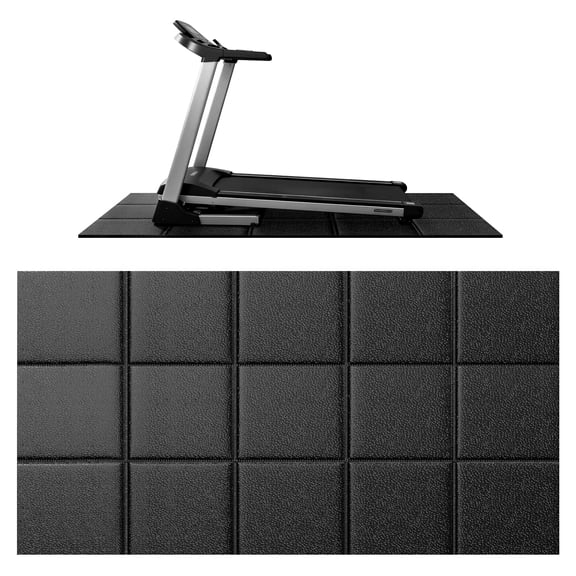 Exercise Protective Flooring 78.7"L x 39.4"W x 0.3"Th Treadmill Use