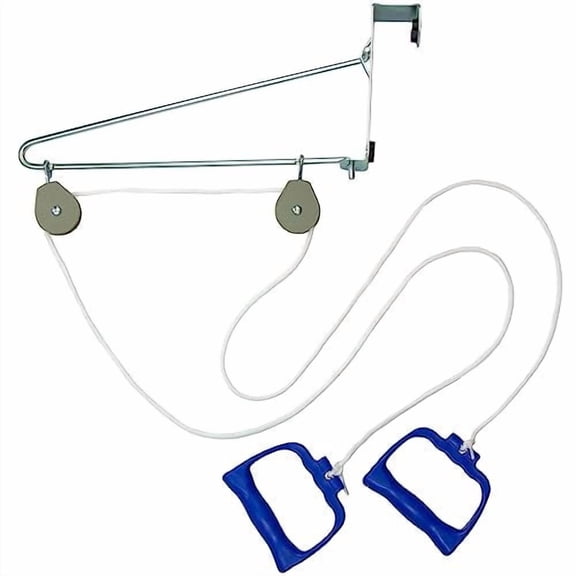 Exercise Pulley Set for Physical Therapy helps Increase Mobility,White