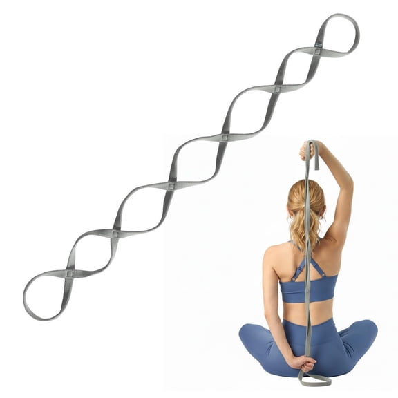 Exercise Resistance Bands X-Light (2-15lbs) 7 Loop Yoga Pilates Stretching Workout Straps