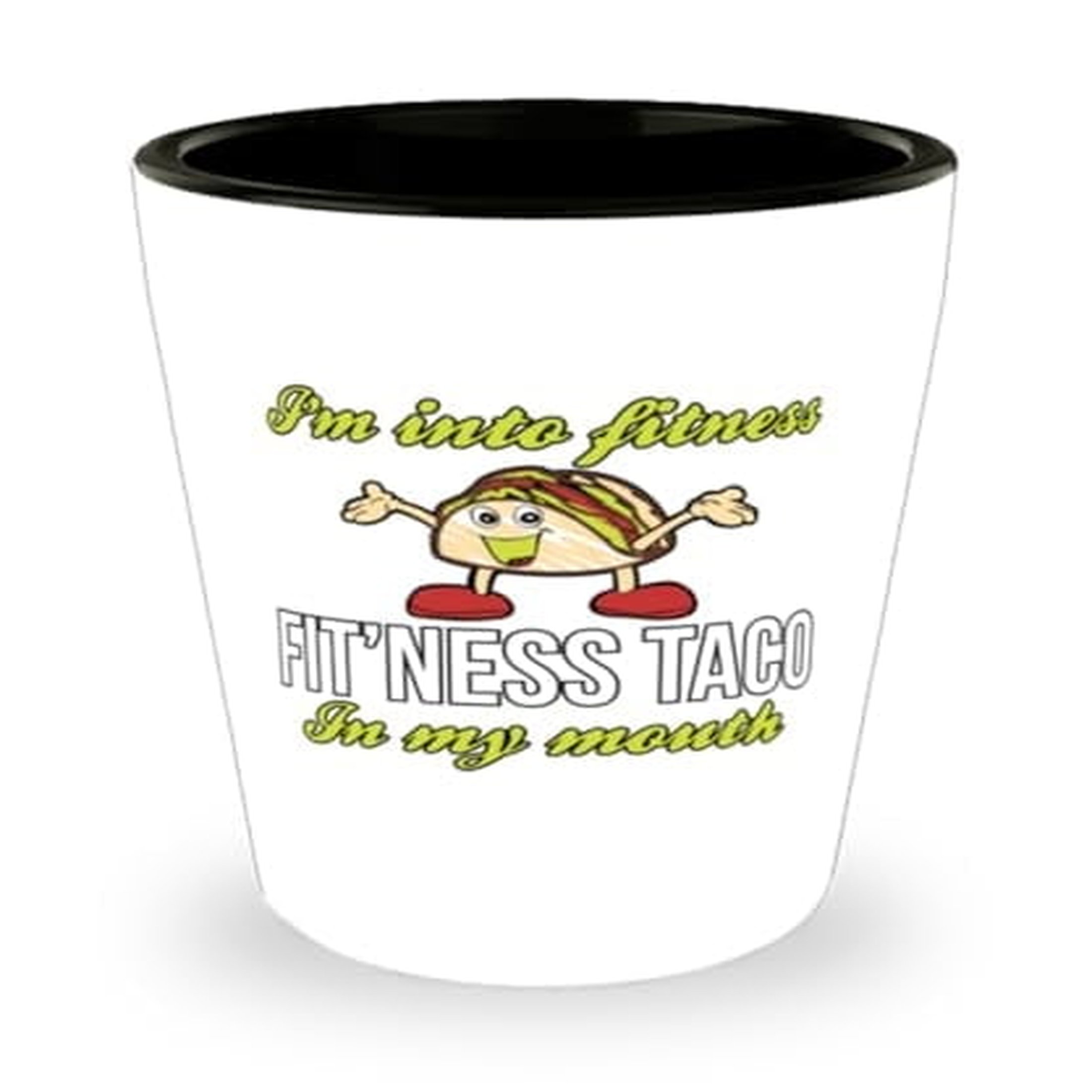 Funny Taco Fitness Retractable Badge Holder - Heavy Duty Metal Reel With Belt Clip For ID & Keys